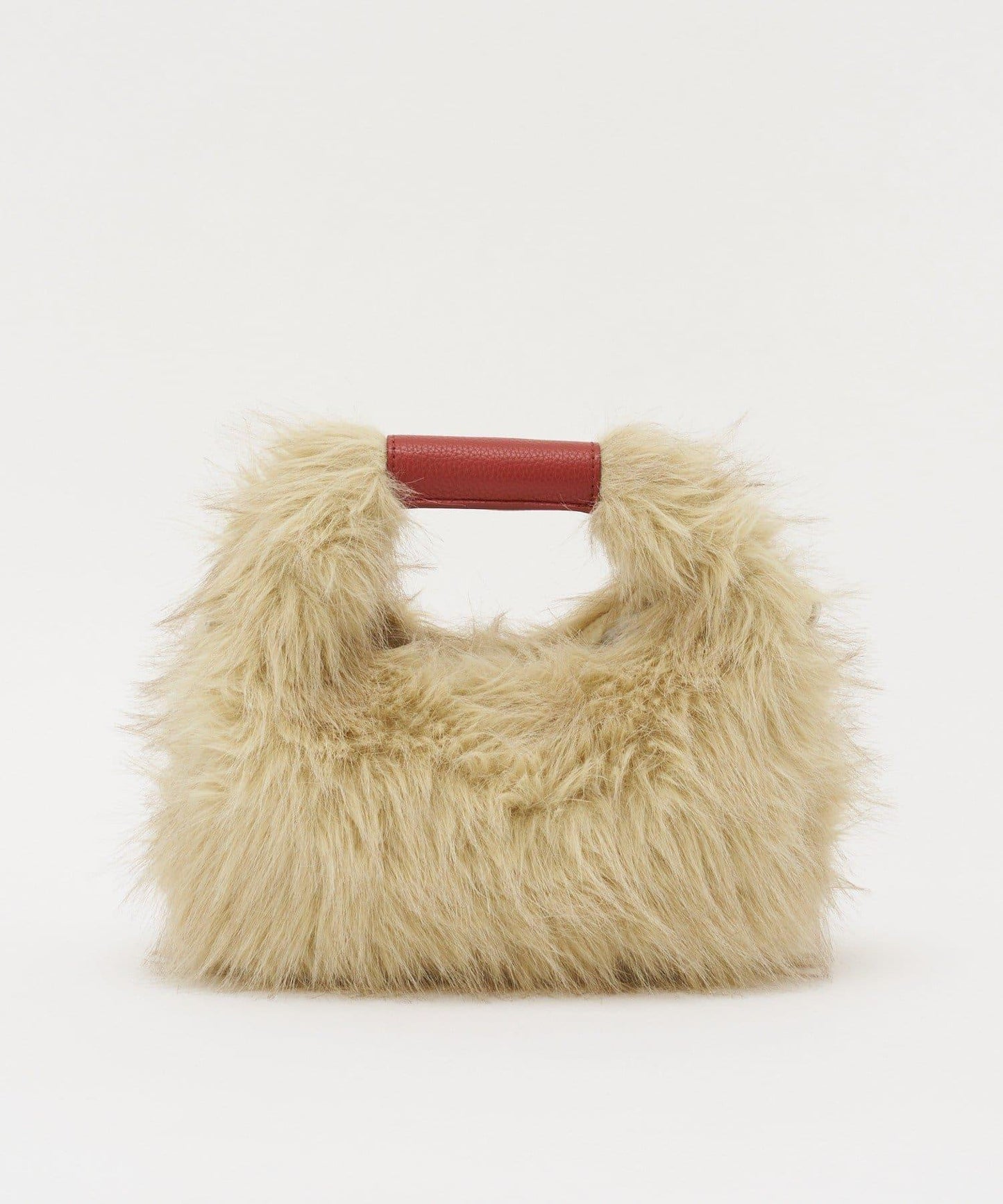 【GRAIN/穀物】2WAY迷你仿毛手提包