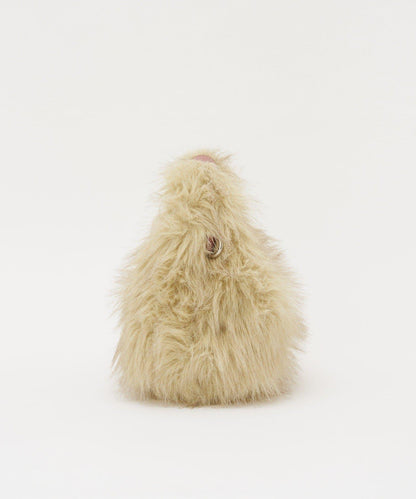 【GRAIN/穀物】2WAY迷你仿毛手提包