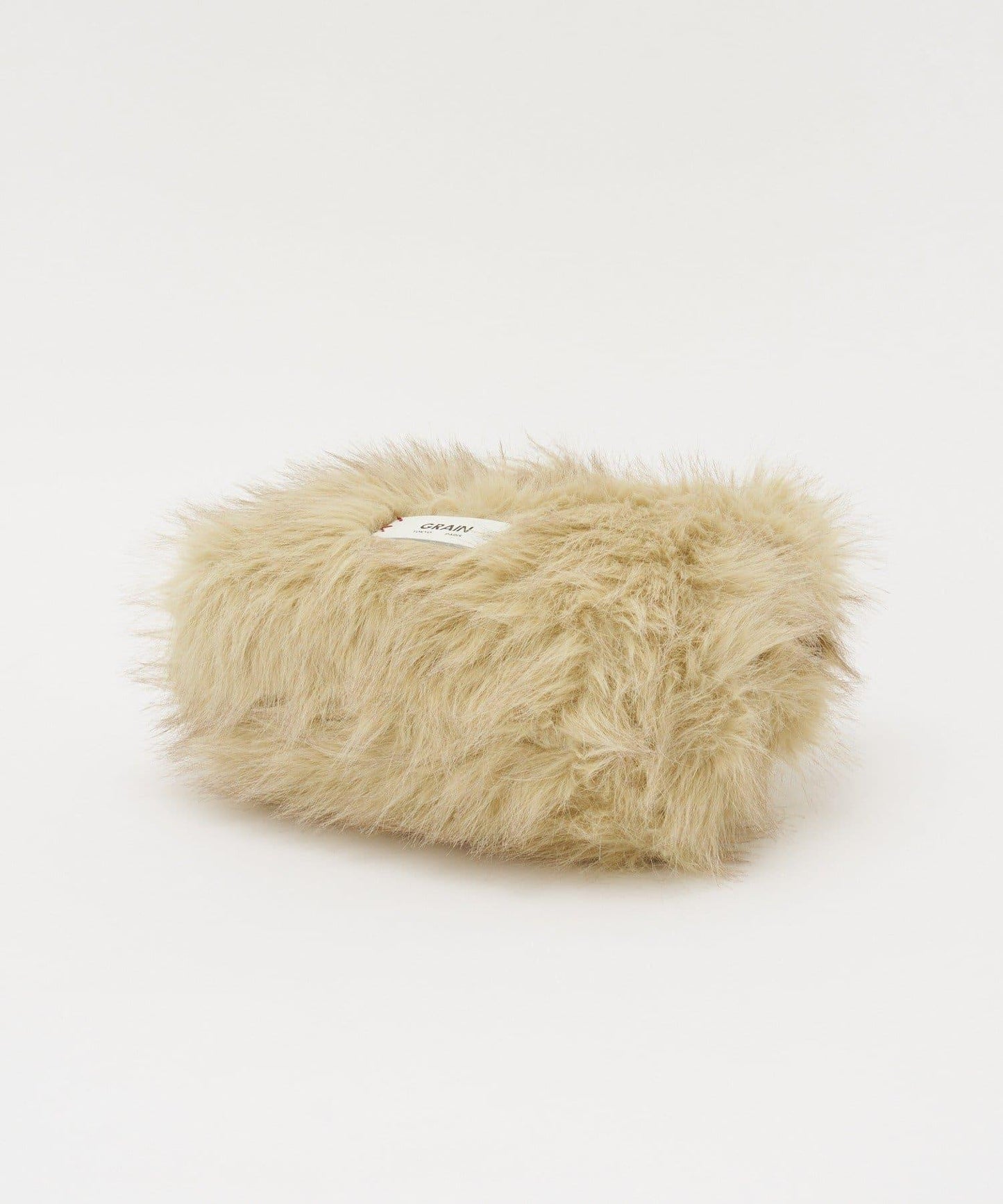 【GRAIN/穀物】2WAY迷你仿毛手提包