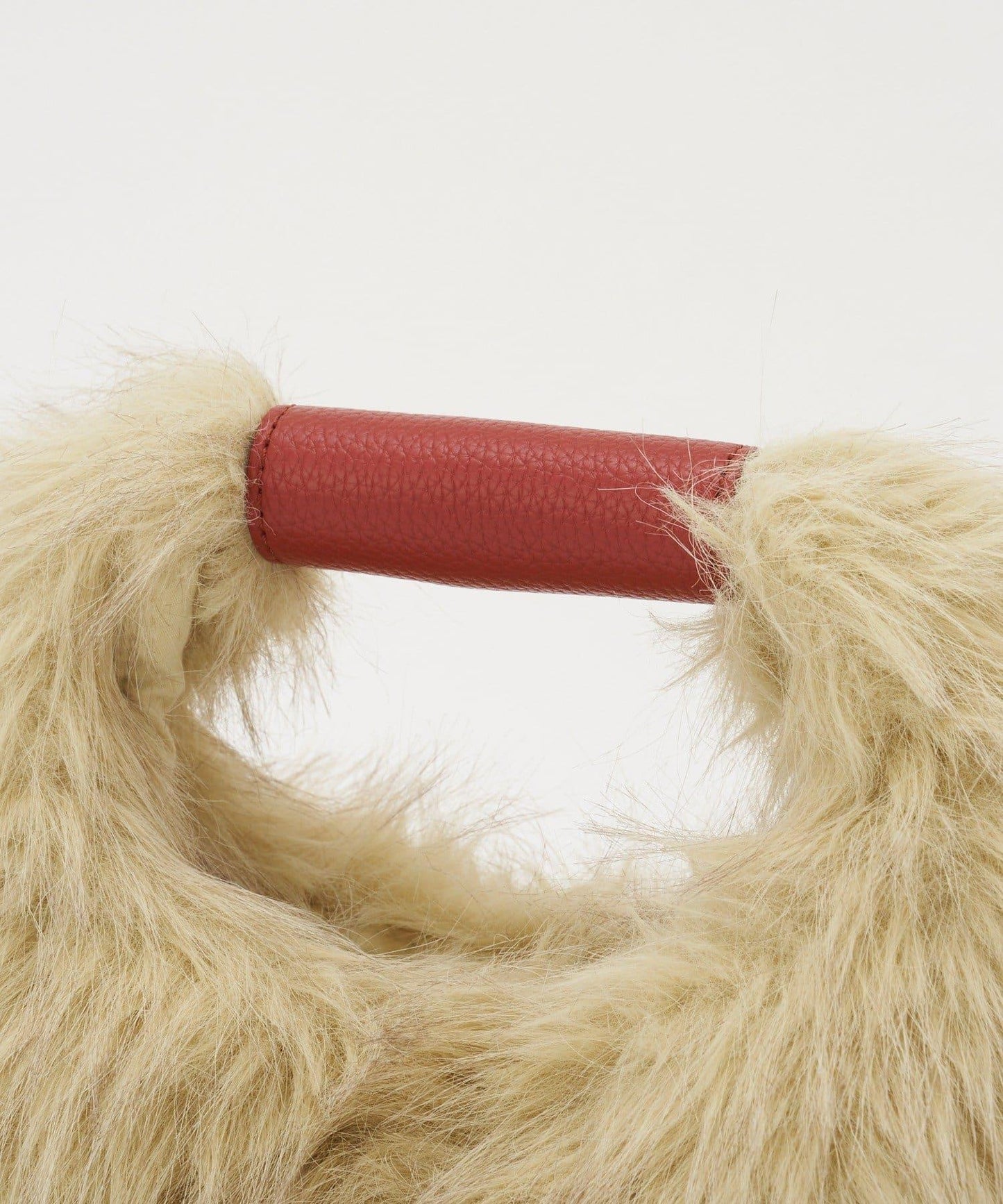 【GRAIN/穀物】2WAY迷你仿毛手提包