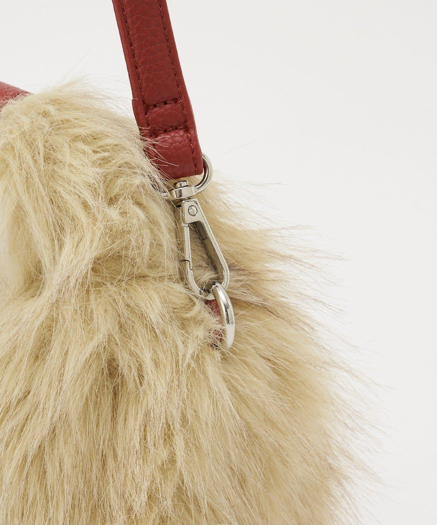 【GRAIN/穀物】2WAY迷你仿毛手提包