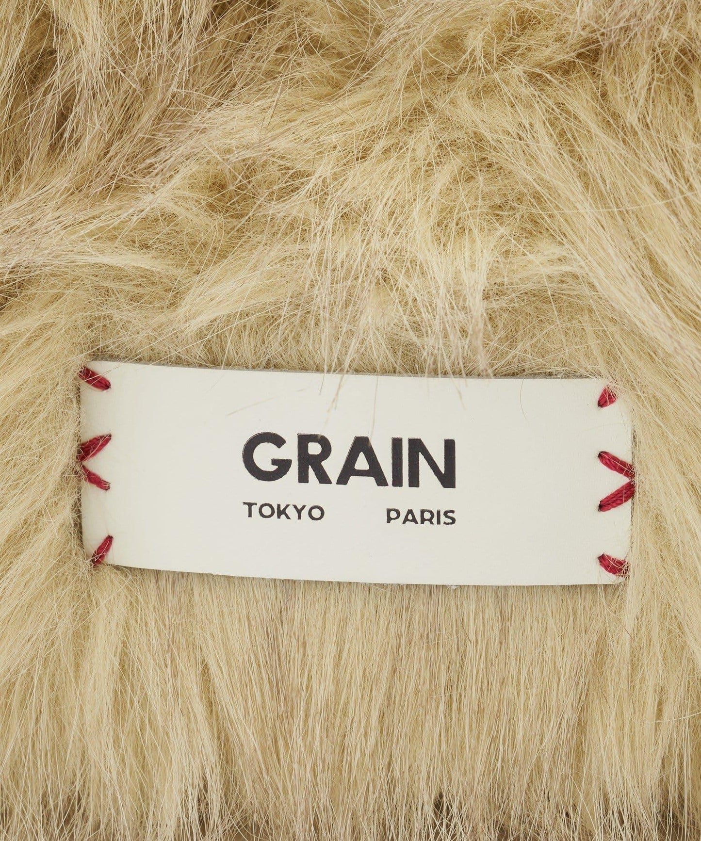 【GRAIN/穀物】2WAY迷你仿毛手提包