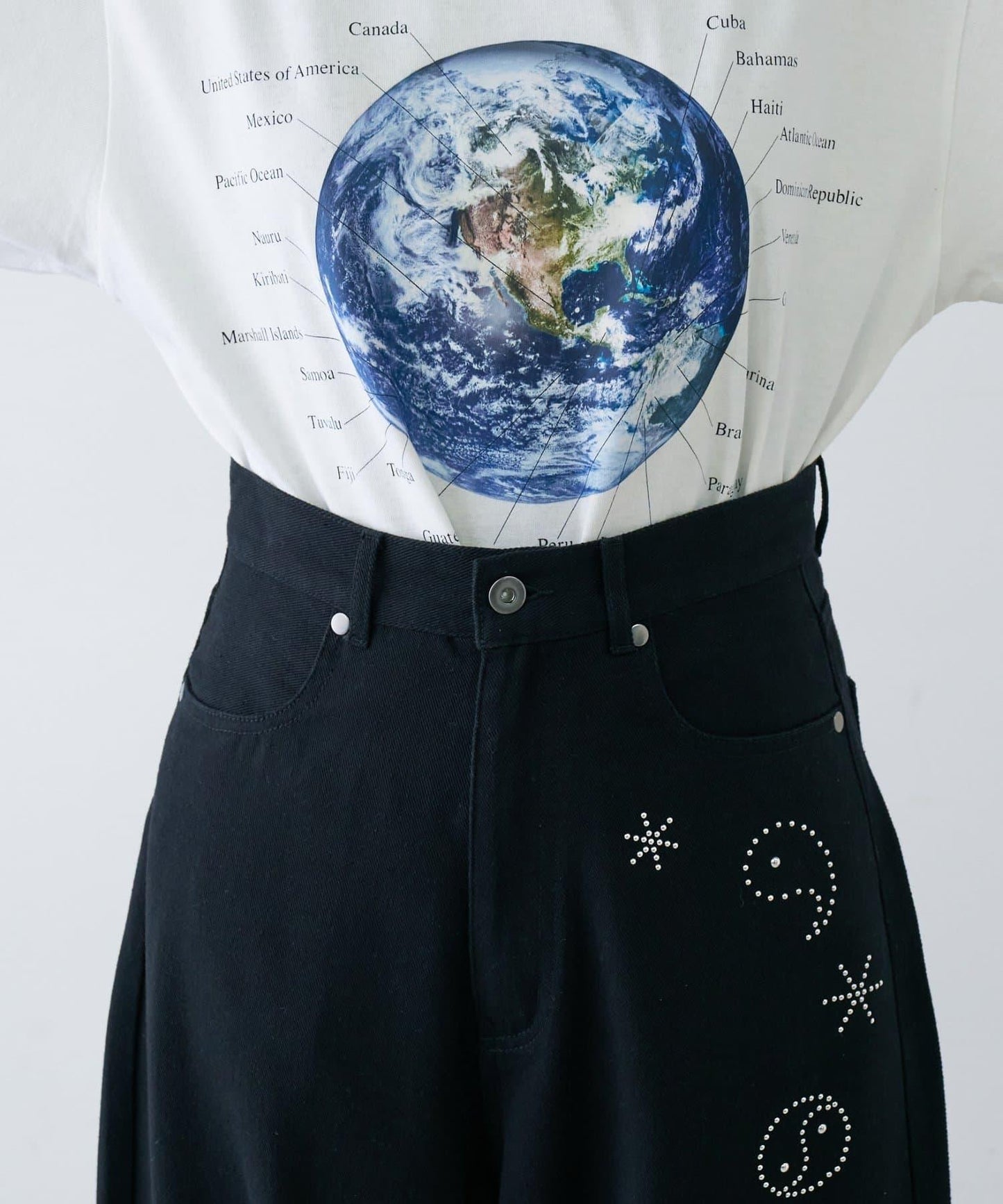 【CIAOPANIC TYPY】【UNISEX】熱貼合錐形休閒褲