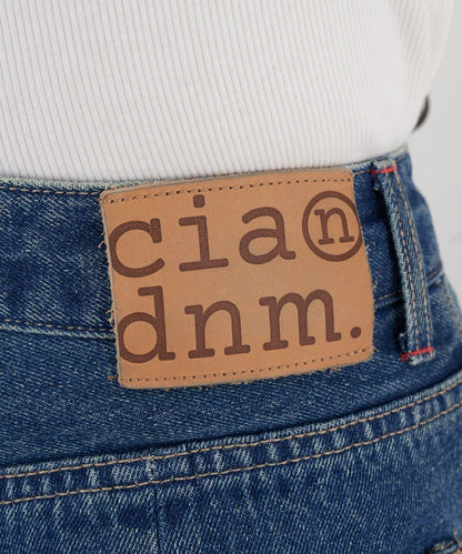 【CIAN DENIM/藍色牛仔布】褶皺喇叭牛仔褲#101