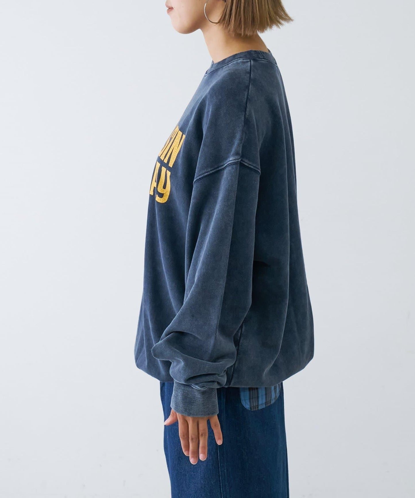 【男女同款】新款酸洗標誌衛衣