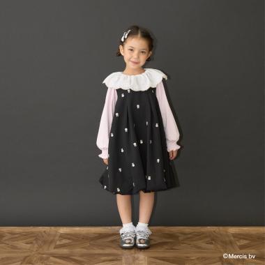 【商品】【Miffy】刺繡全印花泡泡連衣裙
