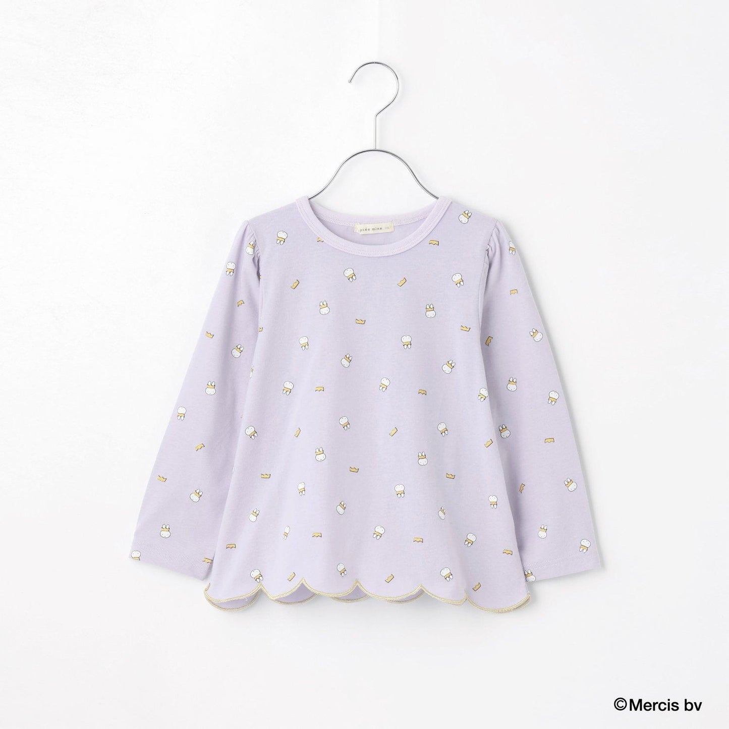 【商品】【Miffy】全印花下襬波浪邊A字T恤
