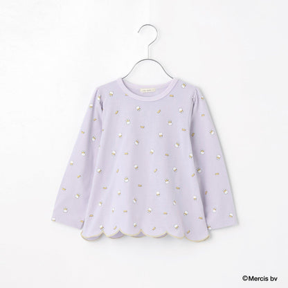 【商品】【Miffy】全印花下襬波浪邊A字T恤