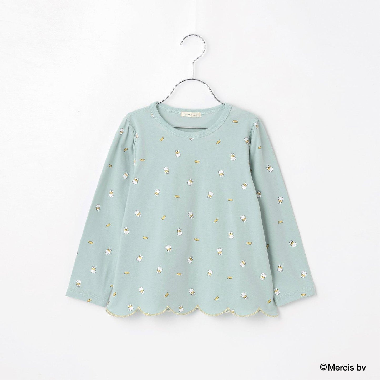 【商品】【Miffy】全印花下襬波浪邊A字T恤