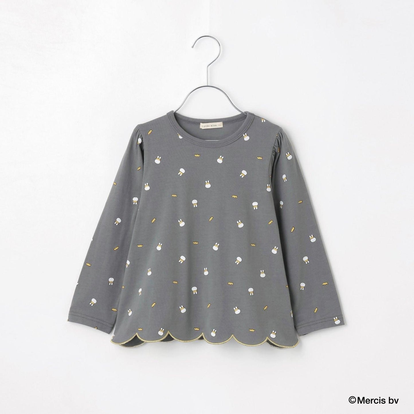 【商品】【Miffy】全印花下襬波浪邊A字T恤