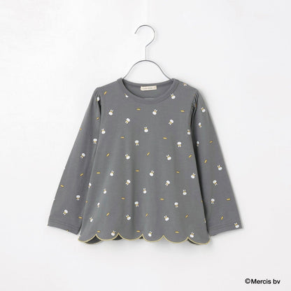 【商品】【Miffy】全印花下襬波浪邊A字T恤