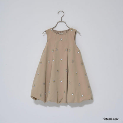 【商品】【Miffy】刺繡全印花泡泡連衣裙