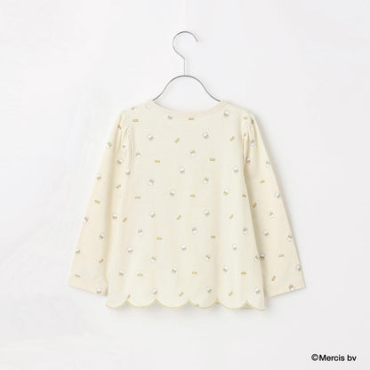 【商品】【Miffy】全印花下襬波浪邊A字T恤