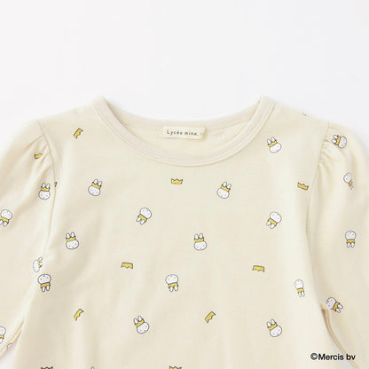 【商品】【Miffy】全印花下襬波浪邊A字T恤