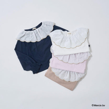 【商品】【Miffy】【軟棉】棉質蕾絲領上衣