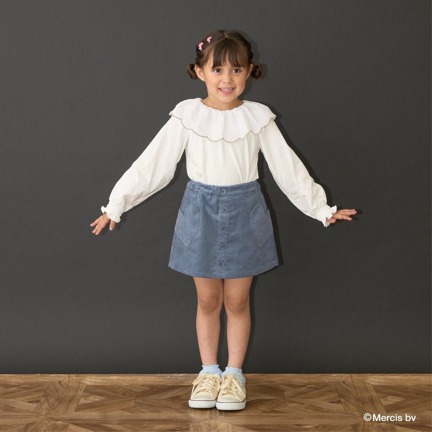 【商品】【Miffy】【軟棉】棉質蕾絲領上衣