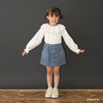 【商品】【Miffy】【軟棉】棉質蕾絲領上衣