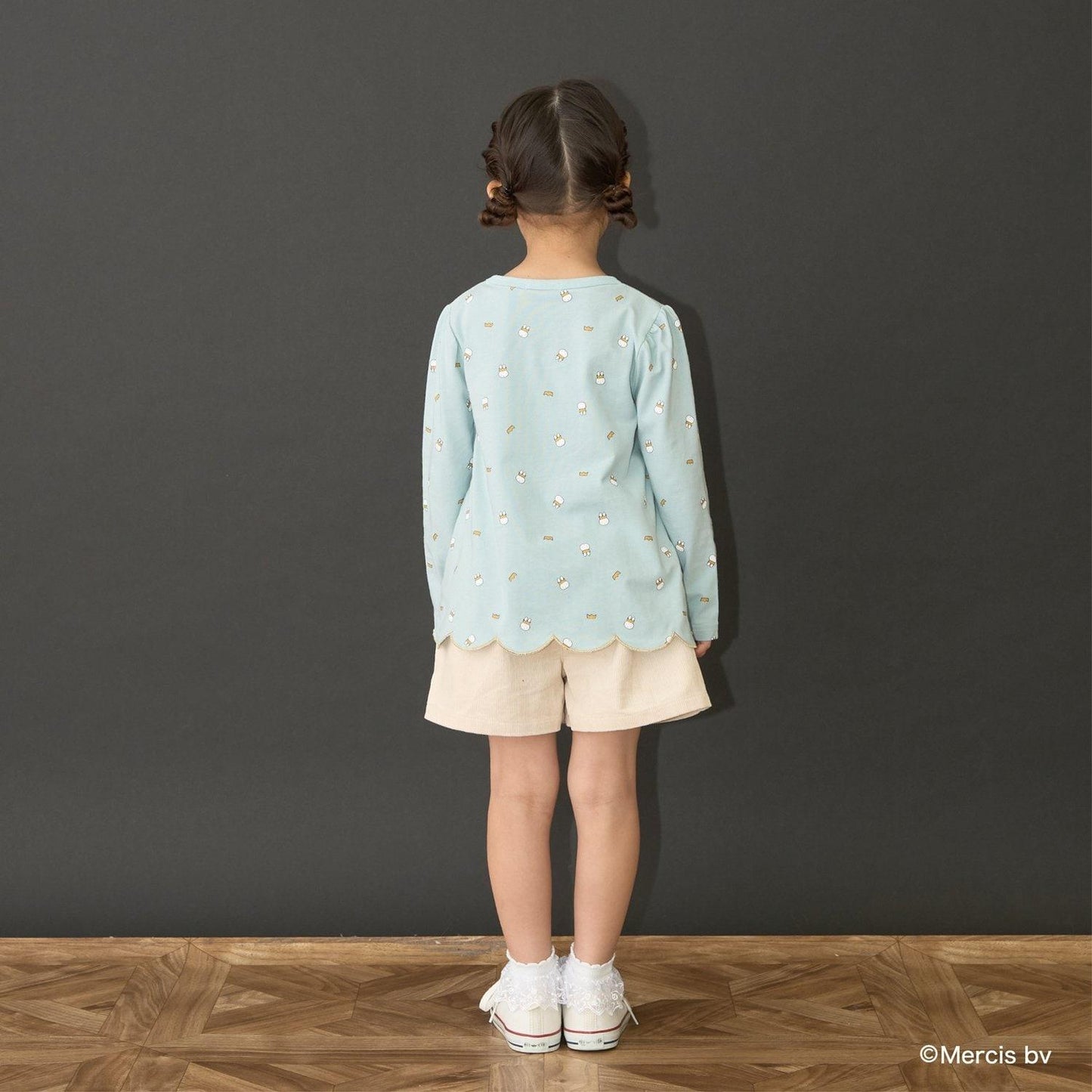 【商品】【Miffy】全印花下襬波浪邊A字T恤