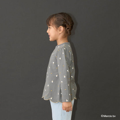 【商品】【Miffy】全印花下襬波浪邊A字T恤