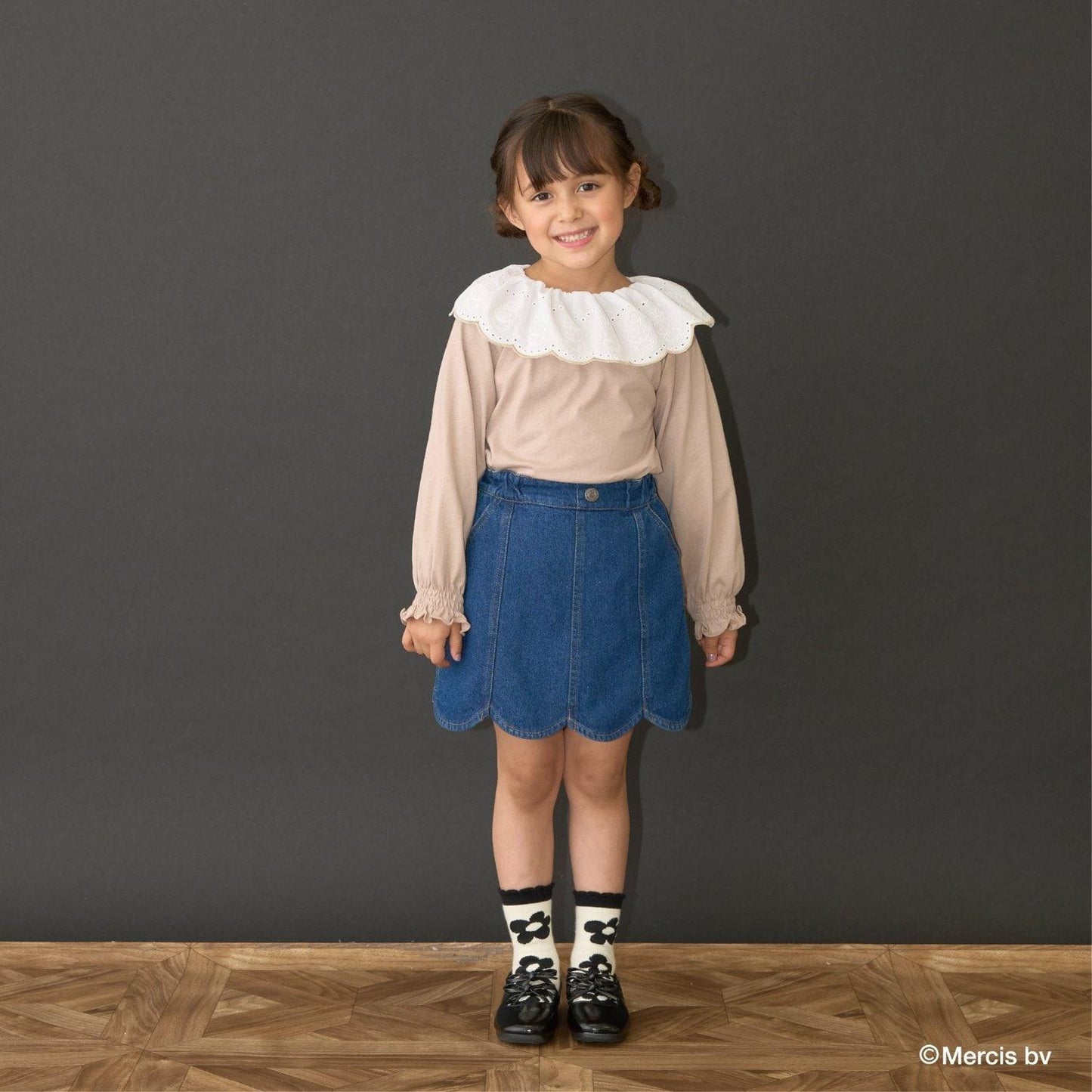 【商品】【Miffy】【軟棉】棉質蕾絲領上衣