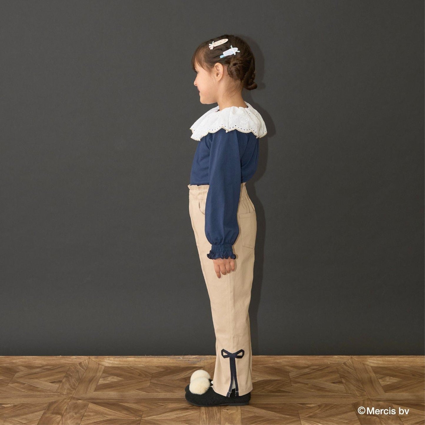 【商品】【Miffy】【軟棉】棉質蕾絲領上衣