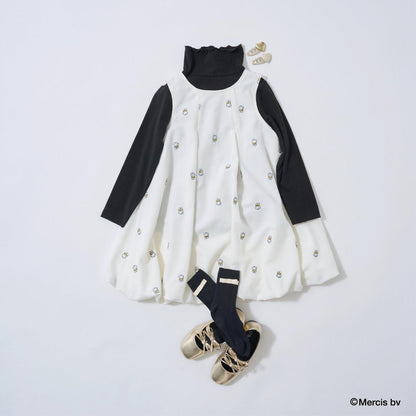【商品】【Miffy】刺繡全印花泡泡連衣裙