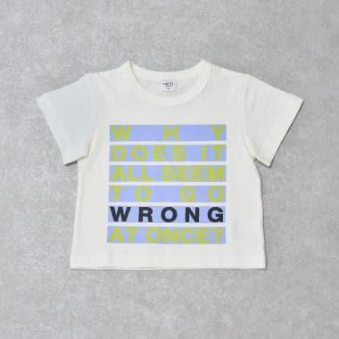 【純棉100%】標誌印花短袖T恤