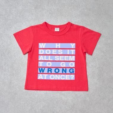 【純棉100%】標誌印花短袖T恤