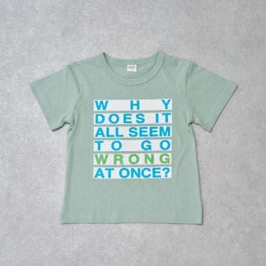 【純棉100%】標誌印花短袖T恤