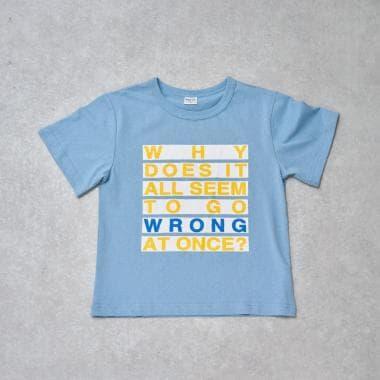 【純棉100%】標誌印花短袖T恤