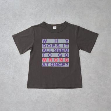 【純棉100%】標誌印花短袖T恤