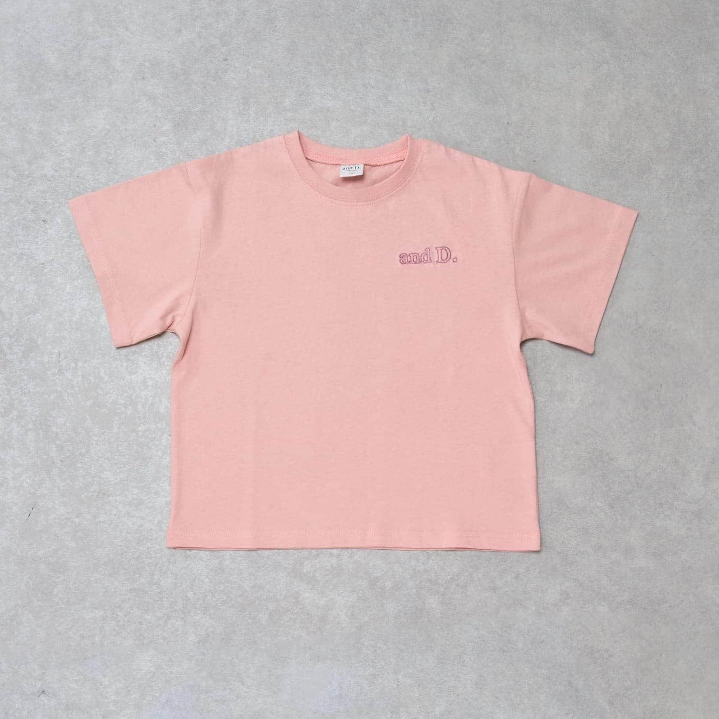 【純棉100%】背部字母印花短袖T恤