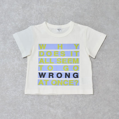 【純棉100%】標誌印花短袖T恤