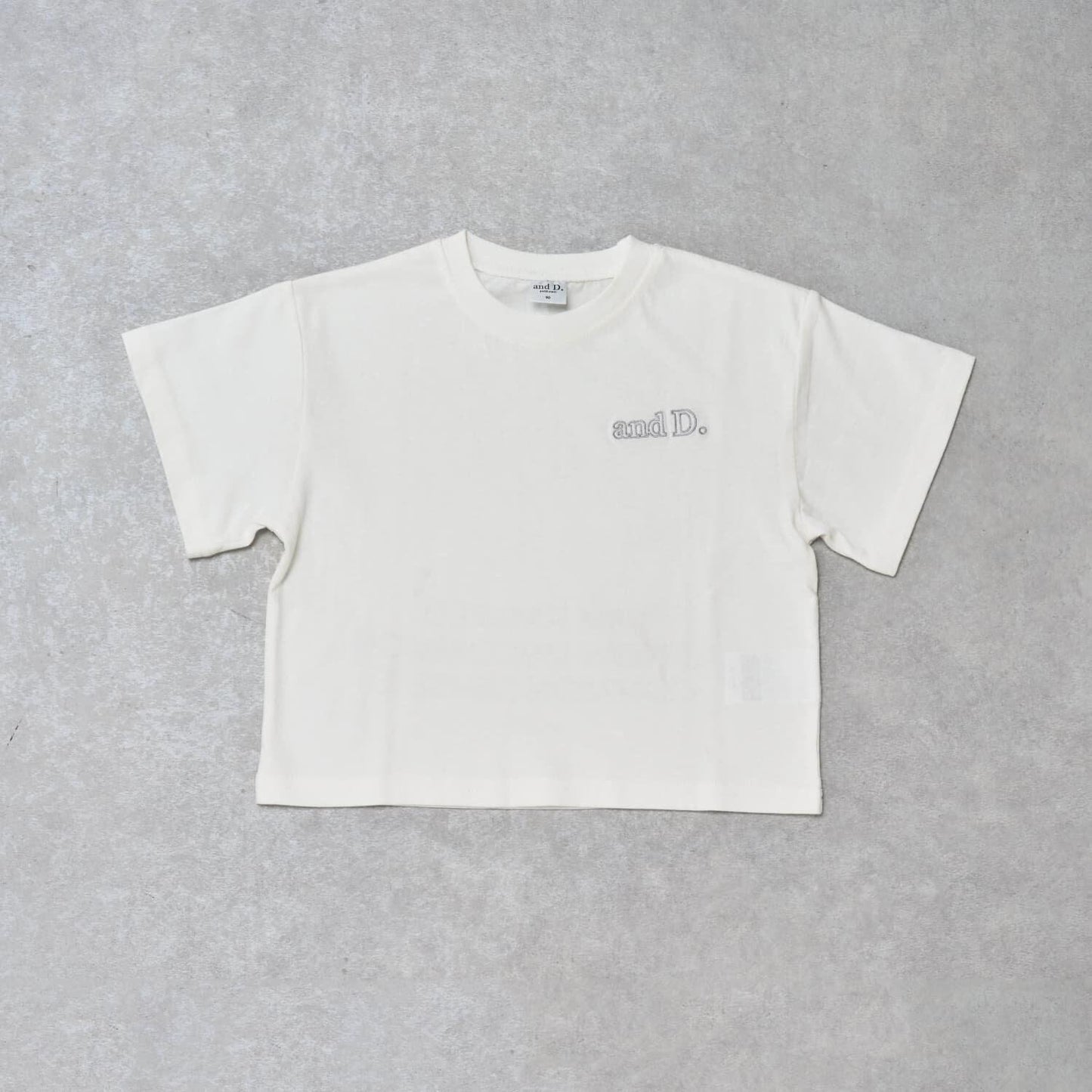 【純棉100%】背部字母印花短袖T恤