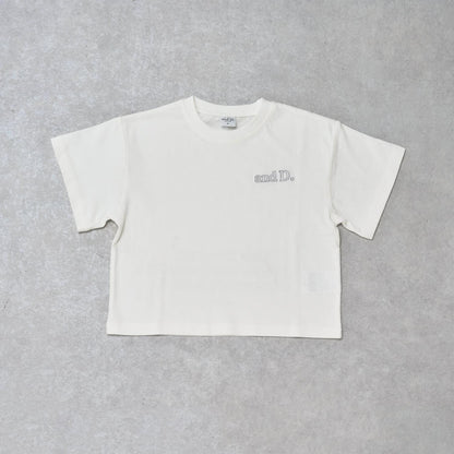 【純棉100%】背部字母印花短袖T恤