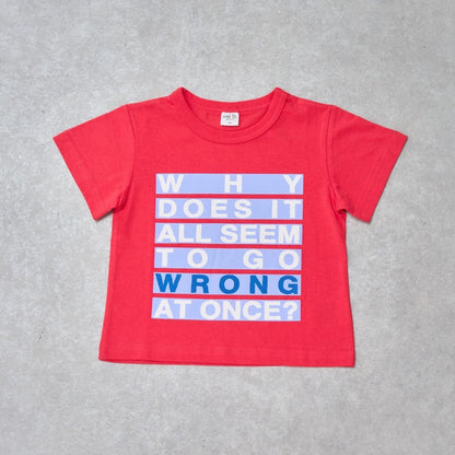 【純棉100%】標誌印花短袖T恤