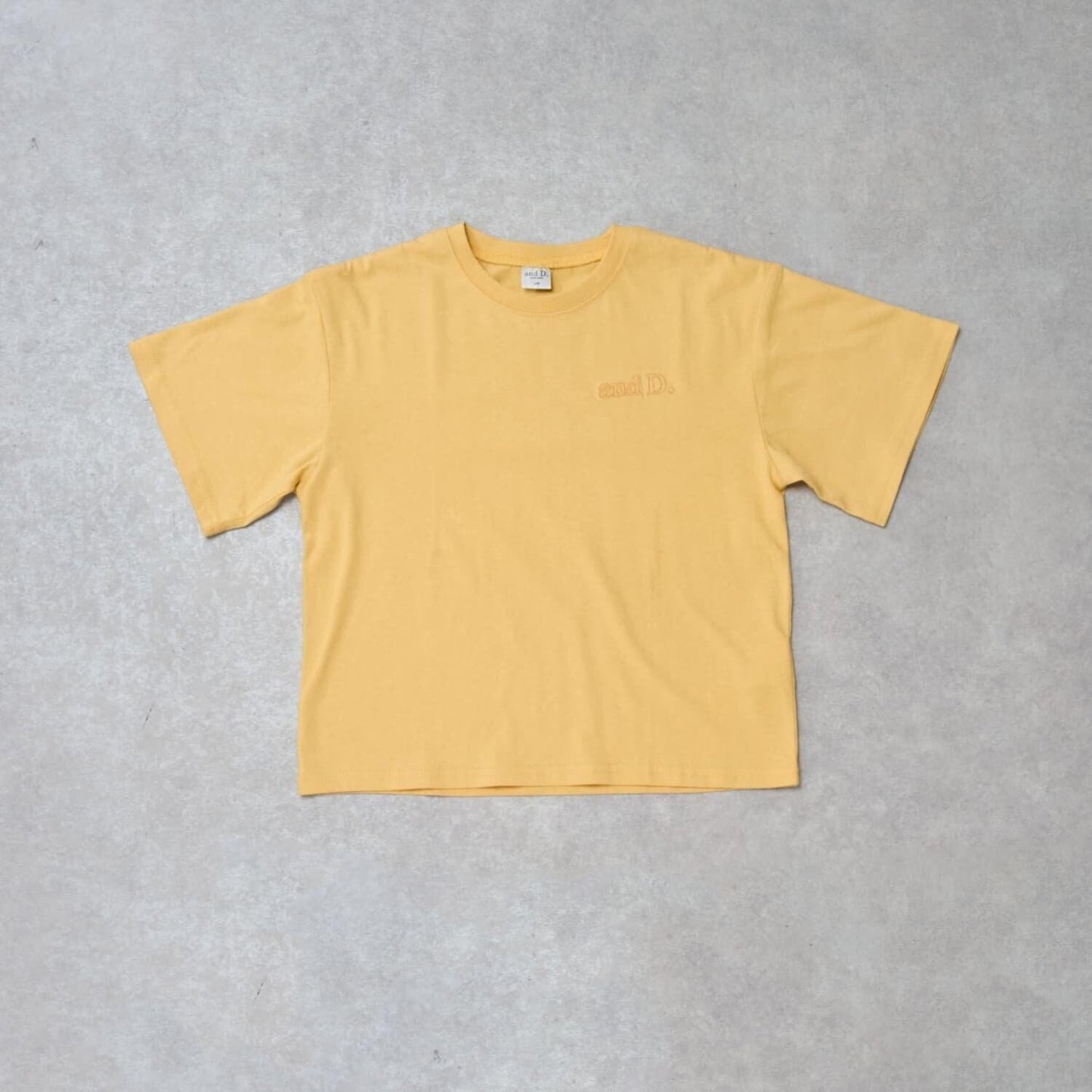 【純棉100%】背部字母印花短袖T恤