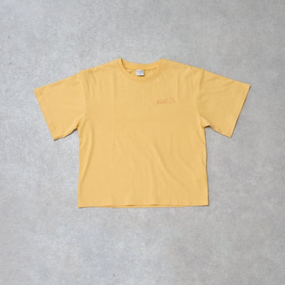 【純棉100%】背部字母印花短袖T恤