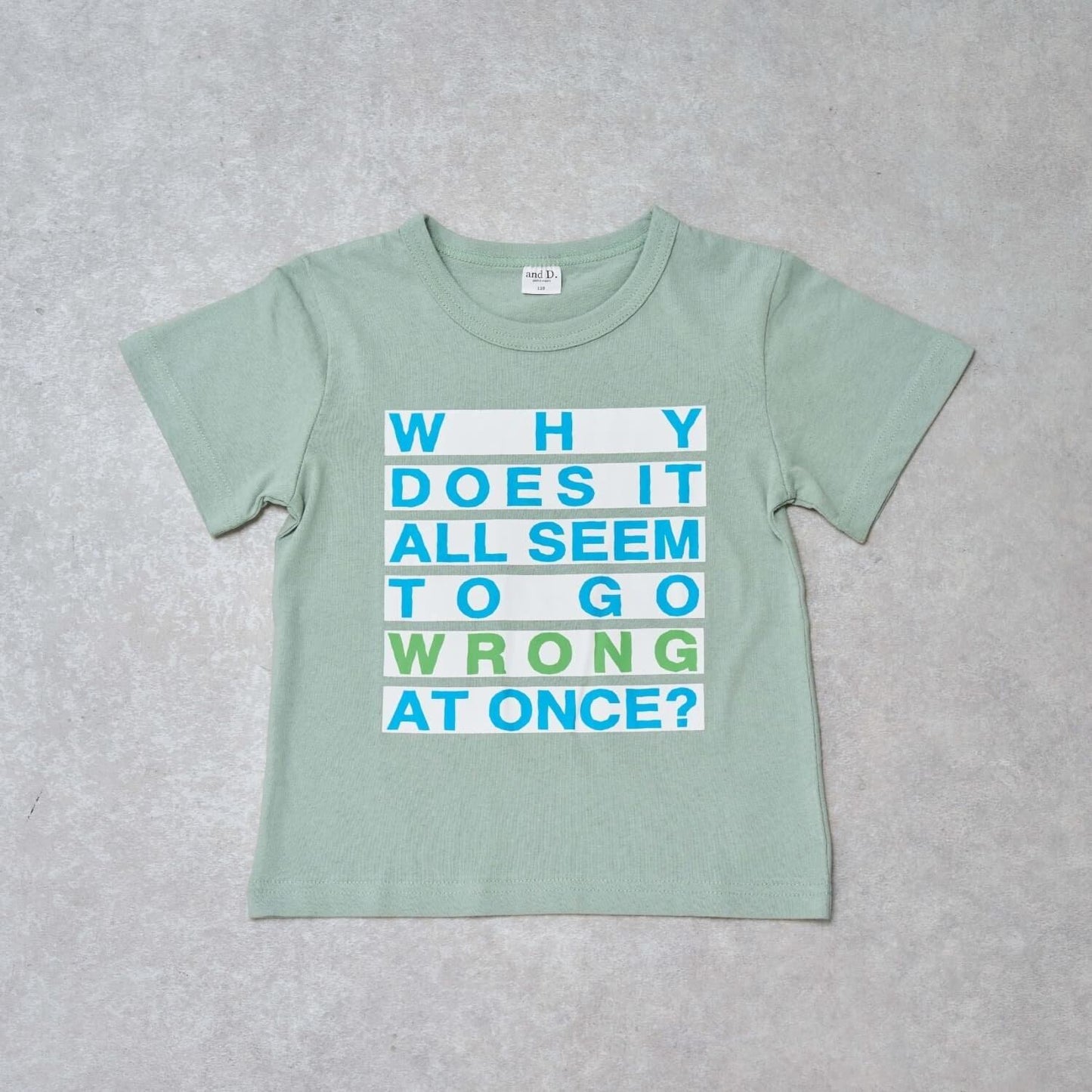 【純棉100%】標誌印花短袖T恤