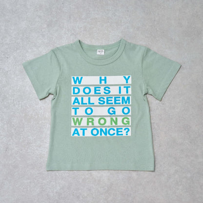 【純棉100%】標誌印花短袖T恤