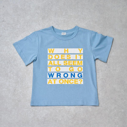 【純棉100%】標誌印花短袖T恤