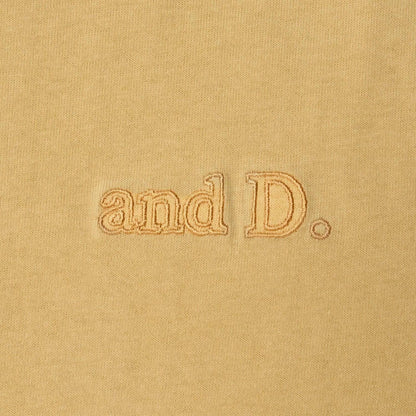 【純棉100%】背部字母印花短袖T恤