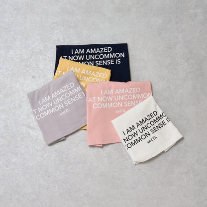 【純棉100%】背部字母印花短袖T恤