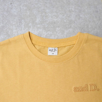 【純棉100%】背部字母印花短袖T恤