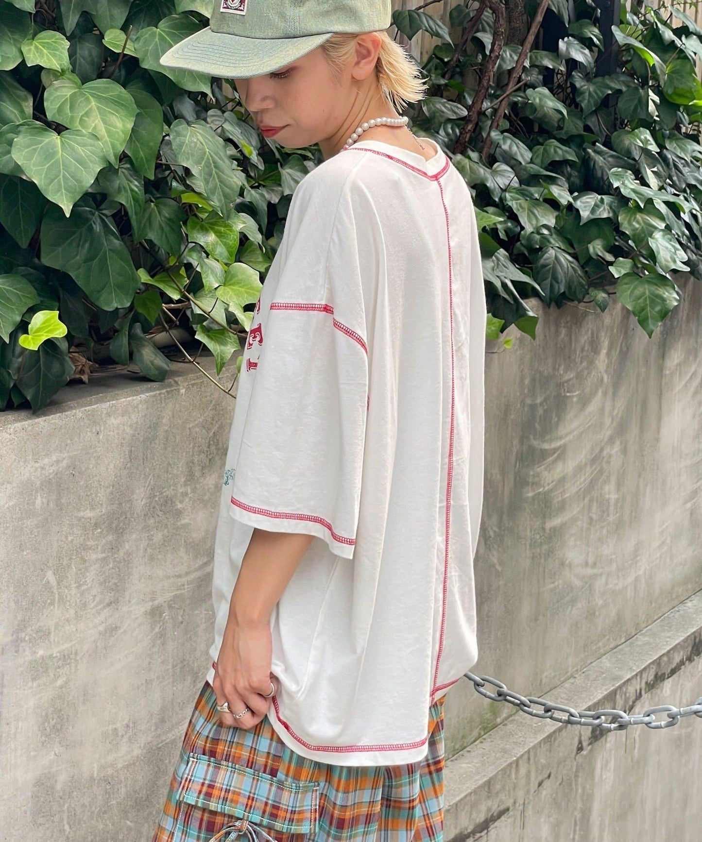 【HELLO.SANFRANCISCO/你好，舊金山】配色拼接咖啡館菜單T恤