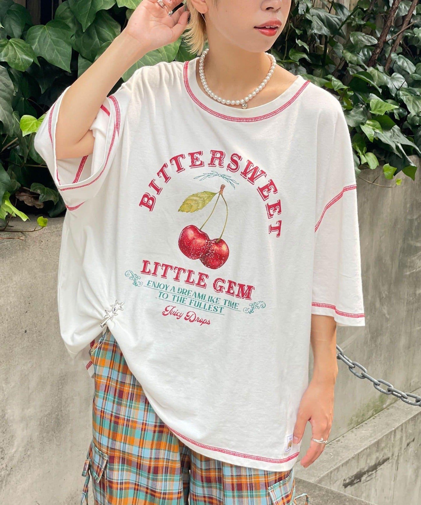 【HELLO.SANFRANCISCO/你好，舊金山】配色拼接咖啡館菜單T恤