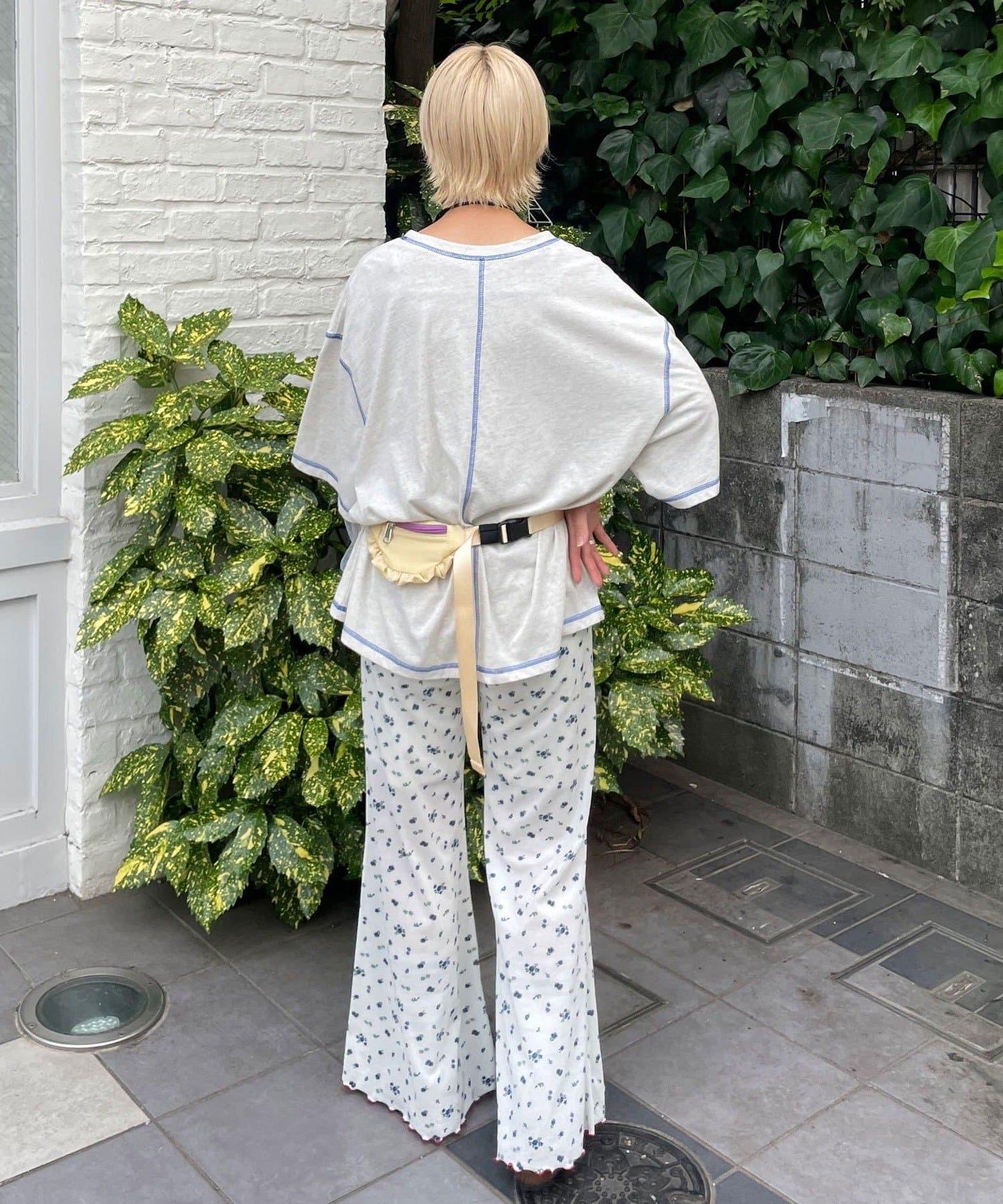 【HELLO.SANFRANCISCO/你好，舊金山】配色拼接咖啡館菜單T恤