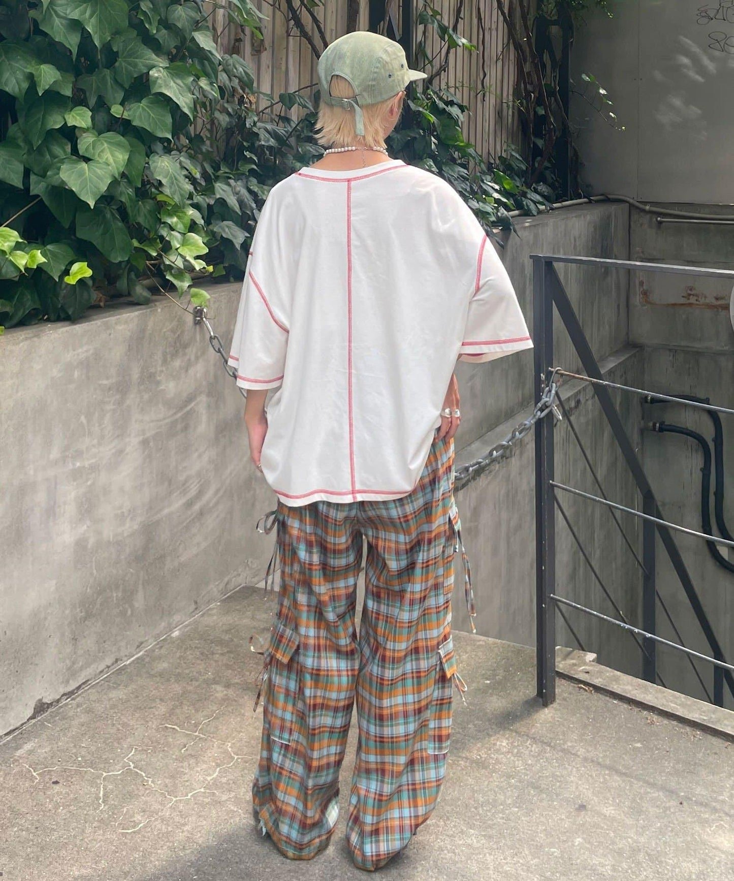 【HELLO.SANFRANCISCO/你好，舊金山】配色拼接咖啡館菜單T恤