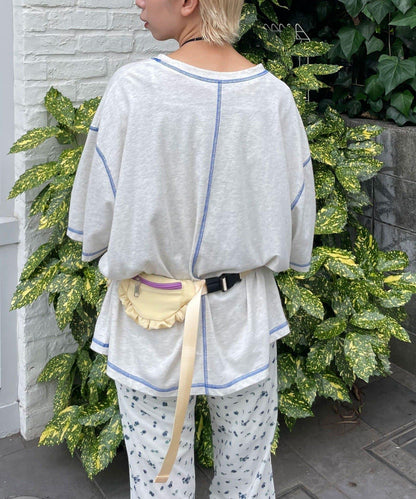 【HELLO.SANFRANCISCO/你好，舊金山】配色拼接咖啡館菜單T恤