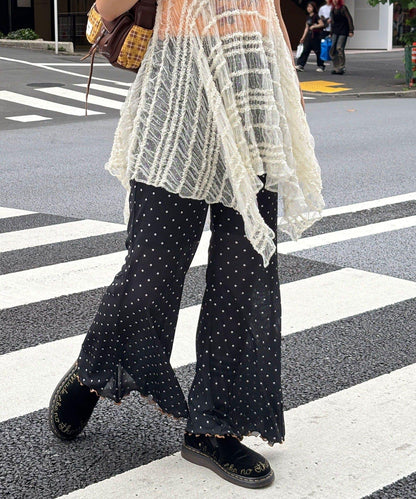 【HELLO.SANFRANCISCO/哈羅舊金山】花色絨布印花喇叭褲